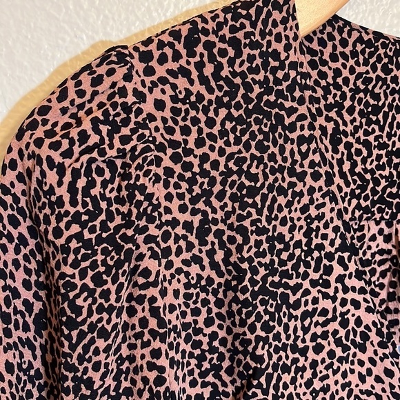Nwt Leopard Print Long Sleeve Dress - Picture 6 of 15